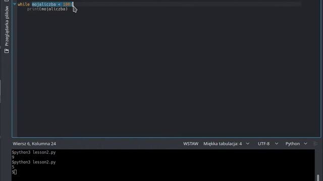 Od zera do Python Developera: Inkrementacja, Dekrementacja, Pętla While, instrukcja break смотреть онлайн