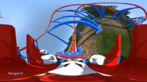 Roller coaster | Американские горки HD 1080 4K