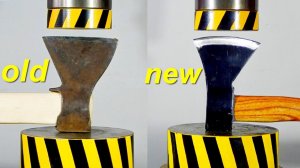 HYDRAULIC PRESS VS OLD AND MODERN AXES  WHICH IS STRONGER