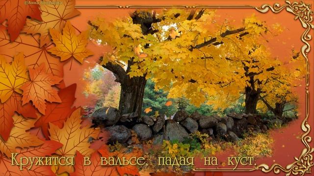 Счастливой осени друзья! Я ухожу в осеннюю аллею...Осенний блюз