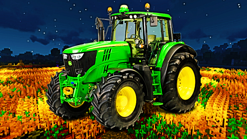 Realistic Tractor in MineCraft ? #YoSquad #minecraft #майнкрафт #shorts