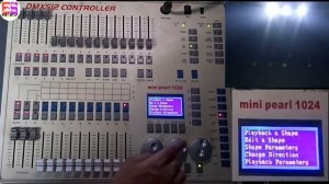 Mini Pearl 1024 Dmx Controller || Sharpy & Led Par Chase Training (in Hindi) Part. 03