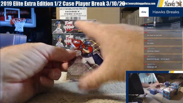 2019 Elite Extra Edition 1/2 Case Player Break 3/10/20 смотреть онлайн