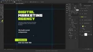 Social Media Banner Design in photoshop | Digital Marketing Agency | Post Design | Photoshop