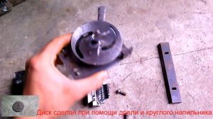 Самодельный токарный станок.  Механизм маточной гайки