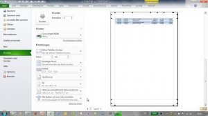Excel 2010 - Seite einrichten - Druckbereich