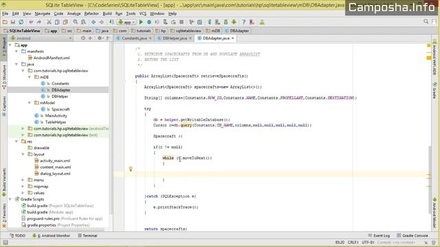 Android SQLite Ep.12: TableView -INSERT,SELECT,SHOW смотреть онлайн