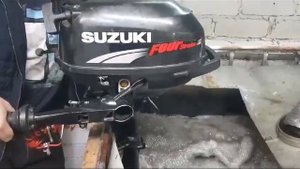Лодочный мотор Suzuki DF 2.5. Работа. После замены сальников, резинок и прокладок. Замена масла.