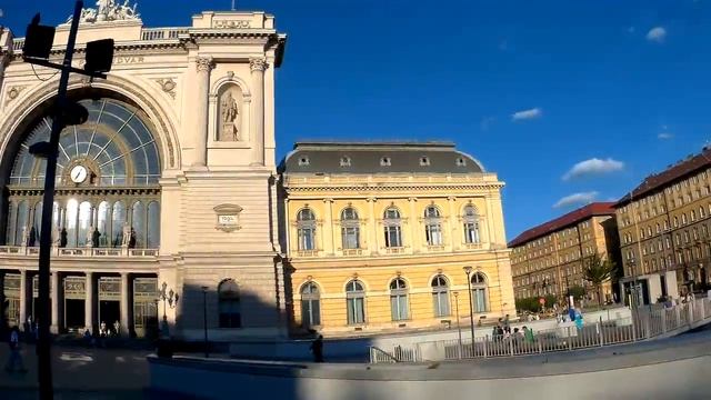 18. Будапешт ч4: вход на вокзал Келети. Путешествие по Европе 2016 смотреть онлайн