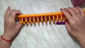#diy #вязаниедляначинающих Вязание на луме. Способ 2