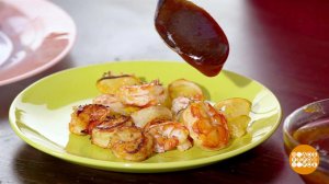 Креветки на мангале от Марии Суровой. Доброе утро. Фрагмент выпуска от 16.07.2019