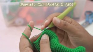 How to crochet Teenage Mutant Ninja Turtles 'TMNT' Crochet Assistant Part 2/5 ll Free Pattern