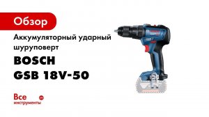 Аккумуляторный ударный шуруповерт Bosch GSB 18V-50 06019H5102
