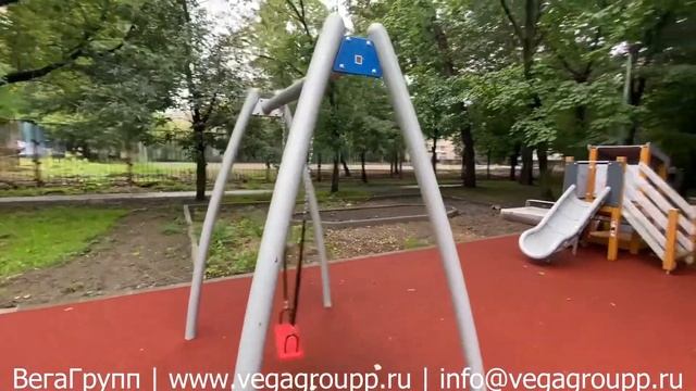 Качели односекционные "Взлет",  (паттерн Vector), от производственной компании ВегаГрупп.