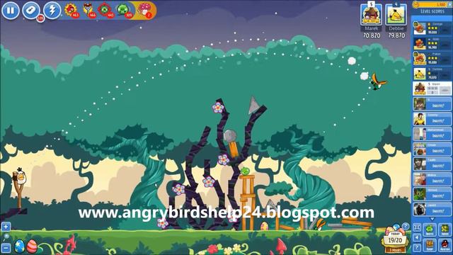 [7] Angry Birds Friends - Pig Tales - 3 birds - 3 stars смотреть онлайн