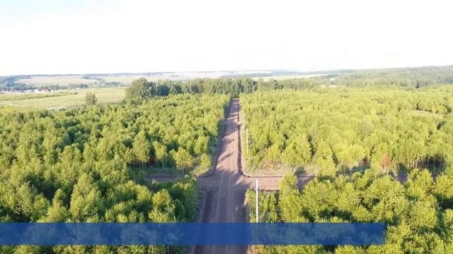 Земля для жизни и отдыха с коммуникациями. Видеообзор деревни Русятино летом 2016г смотреть онлайн