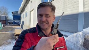 Тест турбошурупа в пеноблоке