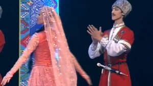 Лезгинский танец "На полях Дагестана". Ансамбль "Лезгинка".