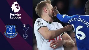 Драка в матче Эвертон 1 - 1 Тоттенхэм / Обзор Матча