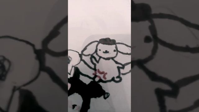 как нарисовать# зайчика желтого# hello kitty # смотреть онлайн