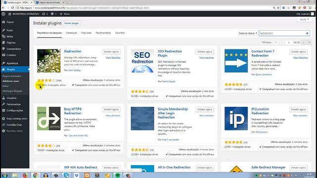 Como Redirecionar Páginas no WordPress смотреть онлайн