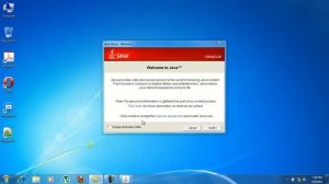 Setup JRE for windows 7