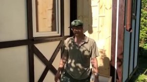Дачный домик 4х5 в стиле фахверк