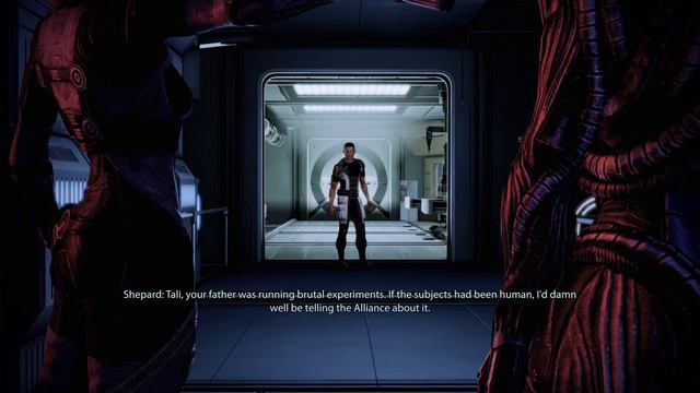 Mass Effect 2 Legendary Edition Remastered - Shepard Stops The Fight Between Tali & Legion 1080p PS смотреть онлайн