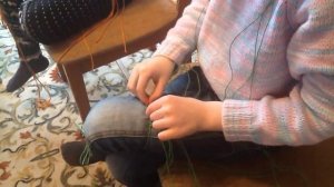 Урок по макраме для детей.