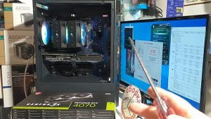 Сравнение температур MSI RTX 4070 VENTUS 3X OC и 4070 VENTUS 2X OC.  Auto Fan 1500 RPM и 2050 RPM.