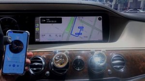 iOS13 Wireless CarPlay system is installed in mercedes-benz,