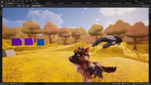 UE 5.2 как погладить собаку?