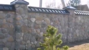 Заборы из натурального камня YouTube