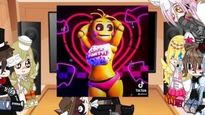 fnaf 1 and fnaf 2 react to tiktok||gacha club||
