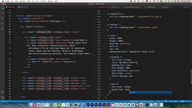Catalogue Part 2: How to Build a Responsive Website - SASS Project (08/26)