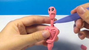 НОВЫЙ МОНСТР ТРЕВОРА ХЕНДЕРСОНА ПОЖИРАТЕЛЬ ПАУТИНЫ (Web Eater) / Лепим Творения из Пластилина