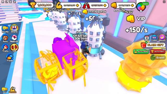 СИМУЛЯТОР АРМРЕСТЛИНГА | Arm Wrestle Simulator | Roblox | STREAM смотреть онлайн