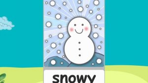 Weather Flash cards for kids | Fun learning with Explanation