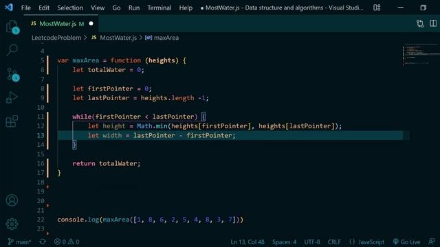 Data Structure And Algorithms #32 [ Javascript Leetcode Medium Problem Resubmitting ]