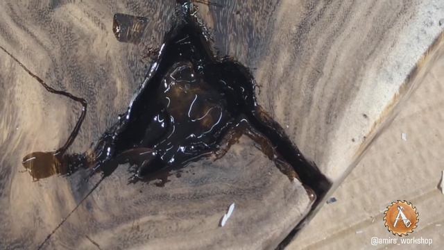 How to Repair and Restore Live Edge Acacia Coffee Table смотреть онлайн