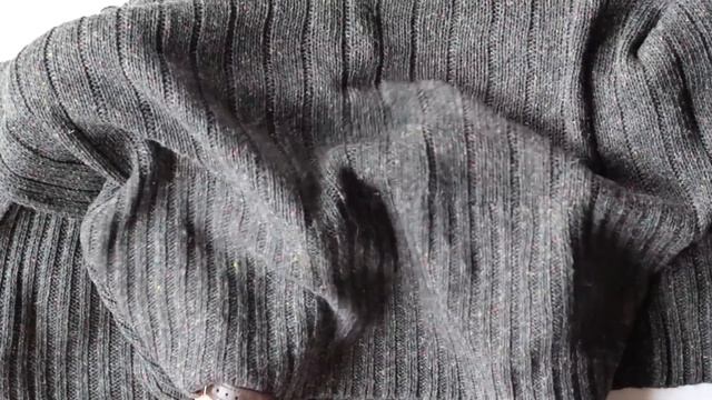 Свободное вязаное платье из льняного твида | Фотопримерка и устный мастер-класс смотреть онлайн