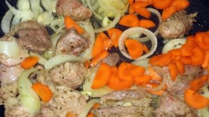 Фасоль с мясом