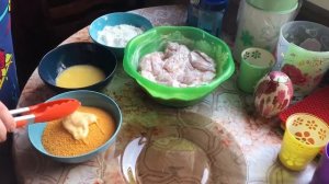 Нагетсы из куриной грудки , вкусные и хрустящие?