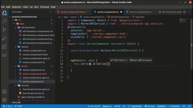 4.How to Build an Angular Web Application using Marvel API (Part - 4 ) ? - Marvel API Integration смотреть онлайн