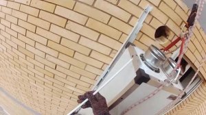 Монтаж ПВУ вентиляционной системы промышленным альпинистом