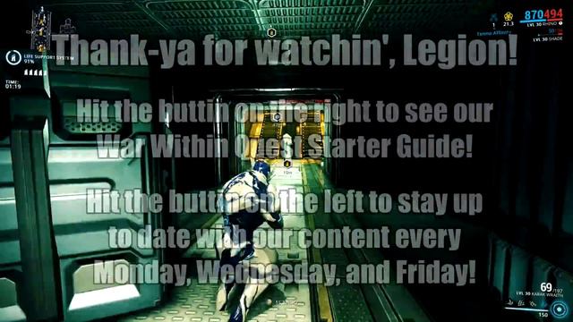 Warframe War Within Tenno Reinforcements - New Weapons! [1080HD] смотреть онлайн