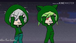 клип под песню "Зелёный няша крипер" ~Gacha Life~