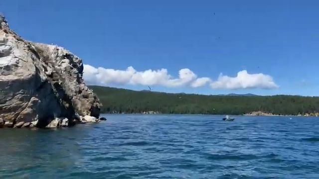 Тур на Байкал. Поездка на катере смотреть онлайн