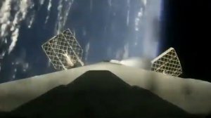 Изумительно.Видео посадки ступени ракеты Falcon 9