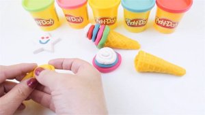 Мороженое из Пластилина Плей До, Play Doh ice cream